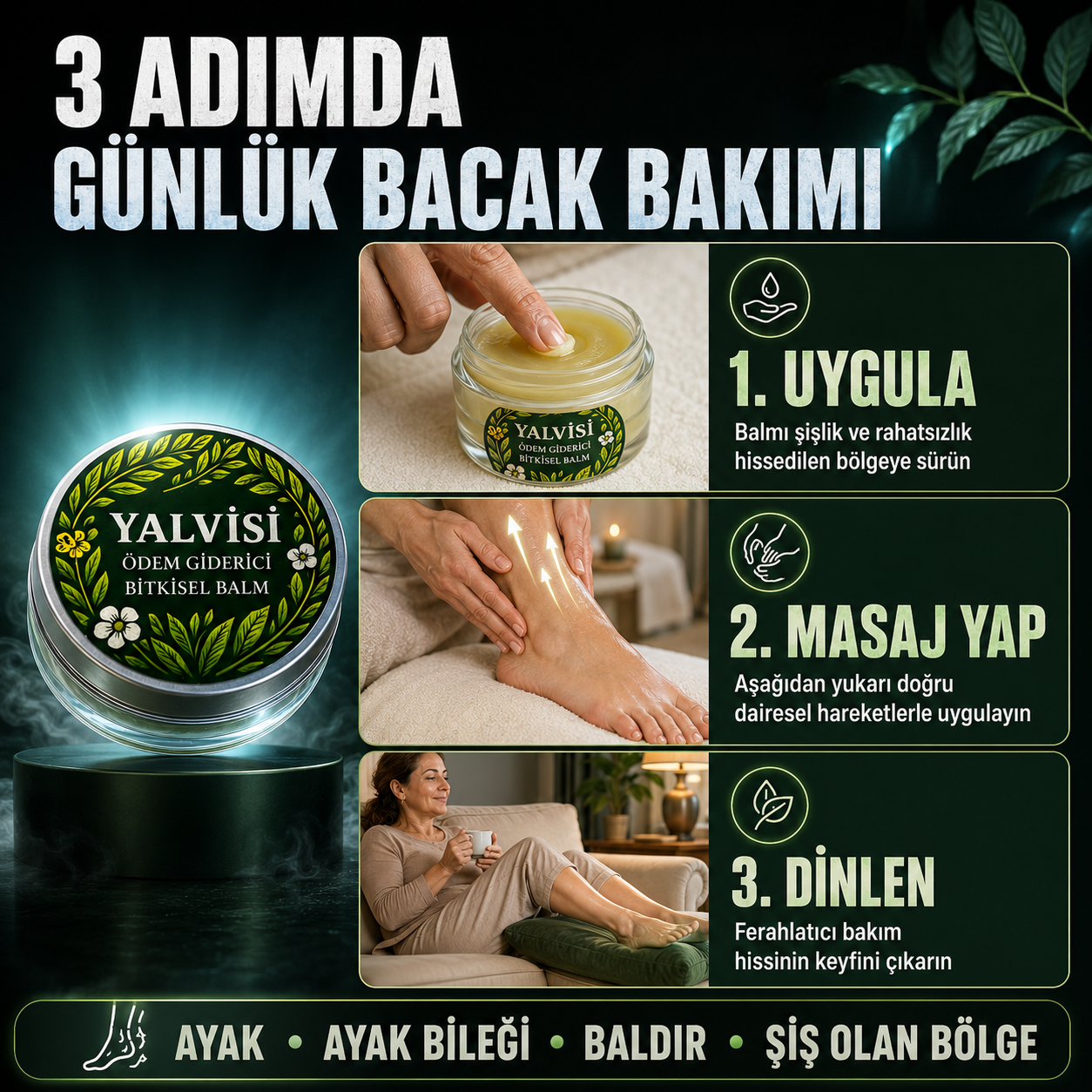 Yalvis Ayak ve Bacak Kremi